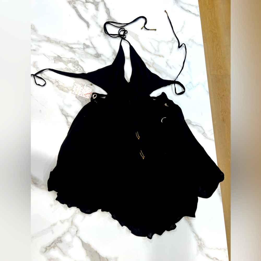 Summer cover mini little black dress